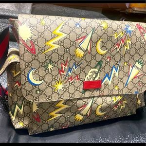 COPY - Gucci Supreme Gg Crickets Canvas Baby Diaper Changing Bag Italy Handbag …